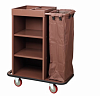 Тележка для горничных (коричневая)