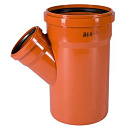 Тройник ПВХ для наружной канализации 45° Ду 200х110 OSTENDORF