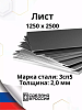 Лист г/к 2,0 мм 3сп5