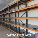 Стеллаж складской среднегрузовой с балками/настилом