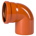 Отвод ПВХ наруж. канал. Ду 200х87* OSTENDORF