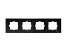 Четверная рамка NOVELLA ELX SIYAH 4LU CERC