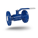 Кран стальной шаровой фланцевый под размер задвижки DN15 PN40