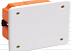 Коробка КМ41278 распаячная для о/п 240х195х165 мм IP55 (RAL7035, прозр. кр., кабельные вводы 5 шт)
