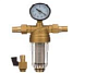 Фильтр с манометром самопромывной 3/4 (стекло)
