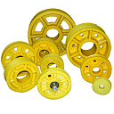 Канатоведущий шкив 240*8*6,5 (пластик)