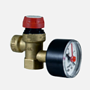 RBM клапан с манометром 3/4 ff 3 бар