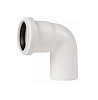 Отвод ПП для внутренней канализации 87° Ду 50 белый OSTENDORF