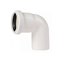 Отвод ПП для внутренней канализации 87° Ду 50 белый OSTENDORF