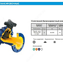 Zetkama Вентиль балансировочный фланцевый, серый чугун DN 100, PN 16