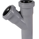 Тройник ПП для внутренней канализации 45° Ду 40х40 OSTENDORF