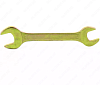 Ключ рожковый, 24 х 27 мм, желтый цинк