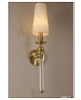 Бра Bronze Wall Light 6645-1 Black Glass 1xE14 TEKLED 151-20128