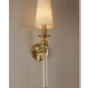 Бра Bronze Wall Light 6645-1 Black Glass 1xE14 TEKLED 151-20128