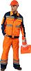 Комбинезон для дорожных работ (оранжевый)