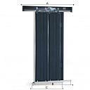 Дверь шахты лифта с центральным открыванием 700**2000 мм