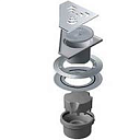 Душевой трап угловой вертикальный "VERTICAL ANGLE "  20х20 (комбин. затвор)