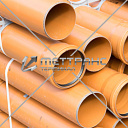 Труба НПВХ 25x1.5 мм, гладкая, безнапорная, для защиты электропроводки, усиленная, цена за метр