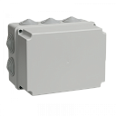 Коробка КМ41242 распаячная для о/п 150х110х70 мм IP55 (RAL7035, 10 гермовводов)(30шт)
