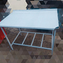 Стол нержавейка. Стол производственный из нержавейки 114×70×85 (h)