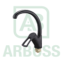 Смеситель для кухни (ZEGOR YUB4-A181 черный)