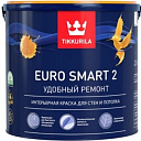 Краска Tikkurila интерьерная EURO SMART 2 A глубокоматовая 2,7л