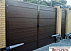 Распашные ворота из итальянских сендвич-панелей с автоматикой. Темир дарвоза.