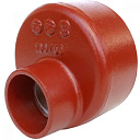 Переход чугунный D1= 20-1200 мм, D2_отросток= 15-900 мм, Тип: ХР; ХРГ; ХФ; ХРФ