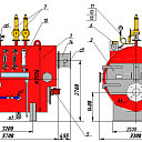 Котел паровой ENKOM Проект Т.022.334.00.00.000