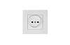 Mutlusan RITA Розетка 1 б/з (белый)