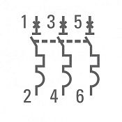 Автоматический выключатель 3P 40А (C) 4,5kA ВА 47-63 EKF PROxima Фото #3296877