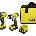 Набор инструментов Ryobi ONE+ R18DDID-220S