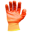 Синтетические оранжевые перчатки