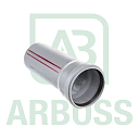 Труба канализационная ф 110х3000 мм Ostendorf