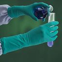 Перчатки резиновые лабораторные Touch N Tuff Blue