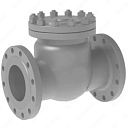 Клапан обратный поворотный ДУ200, РУ16 МПА ; 19с19нж с КОП