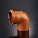 Отвод канализационный 90° PVC-U