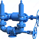 Блок предохранительных клапанов 17с90нж Ду50 Ру16,0МПа
