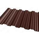 Профлист НС-35x1000-B (VikingMP-01-8017-0.45) матовый коричневый шоколад