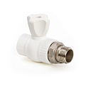 Полипропиленовый кран шаровой радиаторный прямой 20х1/2 lammin