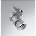 Клапан шаровой с полумуфтой 1"