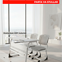 МДФ  Двухместная парта + стул