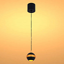 Светильник подвесной LED PL6501S, 3W, черный, золотой, 3000K (TEKLED), артикул 150-19068