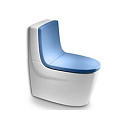Унитаз Roca Khroma голубой