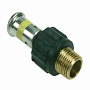 Муфта НР, ПВДФ пресс (газ), 20x1/2"