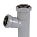 Тройник ПП для внутренней канализации 67° Ду 50х40 OSTENDORF