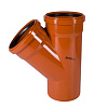 Тройник ПВХ для наружной канализации 45° Ду 160х160 OSTENDORF