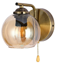 Бра 52016 1xE27 AMBER ANTIQUE Brass TEKAVIZE 151-197681