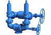Блок предохранительных клапанов 17с90нж Д100 Ру150,0МПа