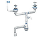 Сифон для двойной мойки ar114